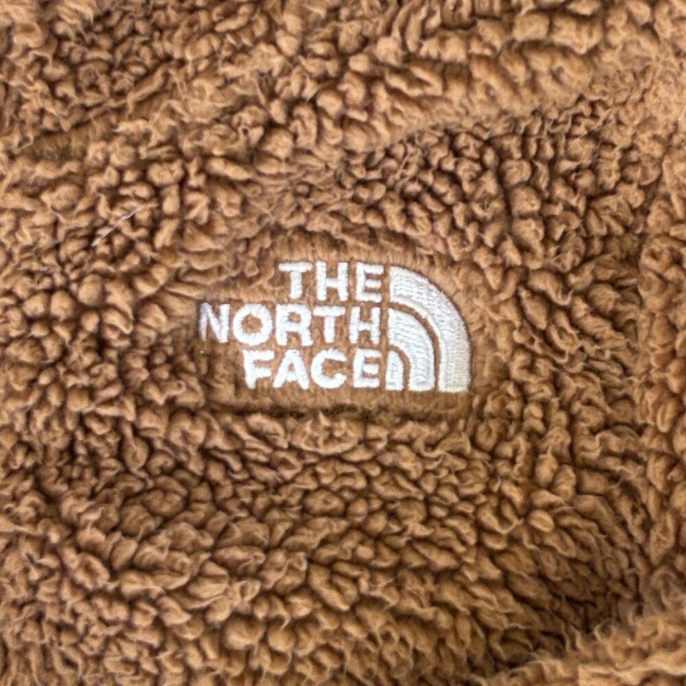The North Face Baby 12-18M Campshire Bear Ears Teddy Brown Fleece Zip Hoodie - Picture 5 of 10